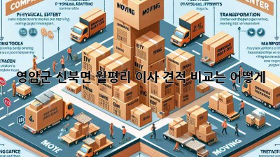 영암군 신북면 월평리 이사, 견적 비교는 어떻게?